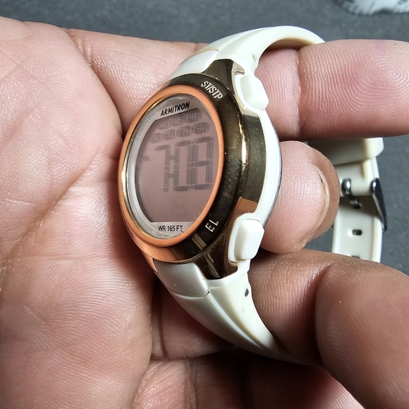 Armitron Pro Sport MS063 Ladies Digital Analog Sports Watch Working shows signs - Picture 4 of 9